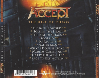 ACCEPT RUSSIAN ROULETTE NEW CD 5013929912922