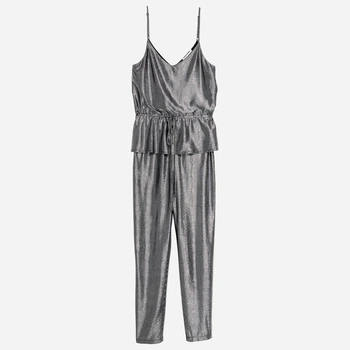 Комбинезон женский H&M 0587264_сереб 38 Серебристый (KAY2000001342510_KZ2000001342510)