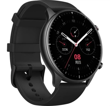 Смарт-часы Xiaomi Amazfit GTR 2 Obsidian Black (Sport Edition); 1.39" (454 x 454) AMOLED / Bluetooth 5.0 / GPS, GLONASS, Wi-Fi / 46.4 х 46.4 х 10.7 мм, 31.5 г / WR50 / 471 мАч / черный