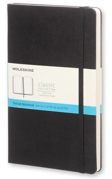 Блокнот Moleskine Classic середній 13&nbsp;x 21 см в крапку чорний