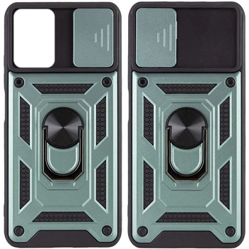 Ударопрочный чехол Camshield Serge Ring для Xiaomi Redmi Note 12S Зеленый Без бренда