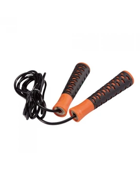 Скакалка LiveUp PVC Jump Rope 2.75 м (LS3143) Black/Orange