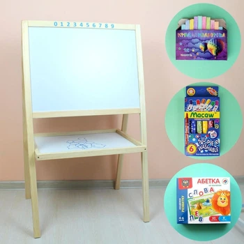 Мольберт детский Мася (R040К3) Натуральный цвет