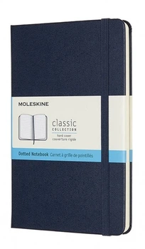 Блокнот Moleskine Classic medium 11,5&nbsp;x 18 см в крапку сапфир