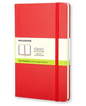 Блокнот Moleskine Classic середній 13 x 21 см нелінований червоний 1