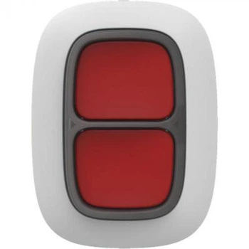 Тревожная кнопка Ajax DoubleButton біла (DoubleButton /біла)