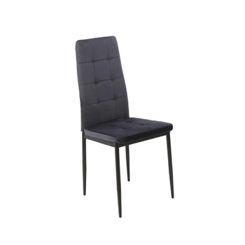 Стул для кухни, кафе, бара N-66-2 420х525х950 мм металл черный/ткань вельвет индиго Vetro Mebel