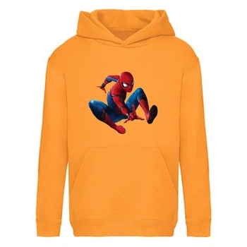 Худи детская Человек Паук 0010 (Spider Man) оранжевая (SPM orn 0010) 116 см