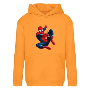 Худи детская Человек Паук 007 (Spider Man) оранжевая (SPM orn 007) 116 см