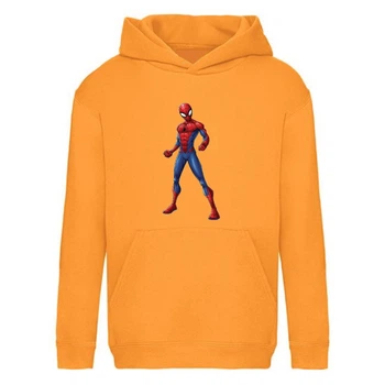 Худи детская Человек Паук 001 (Spider Man) оранжевая (SPM orn 001) 116 см