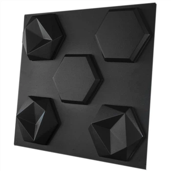 Пластикова форма для виготовлення 3d панелей "Биті соти" 17*17