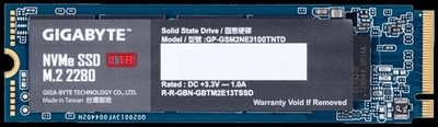 Твердотельный накопитель SSD M.2 GIGABYTE 1TB NVMe PCIe 3.0 4x 2280 (GP-GSM2NE3100TNTD) 