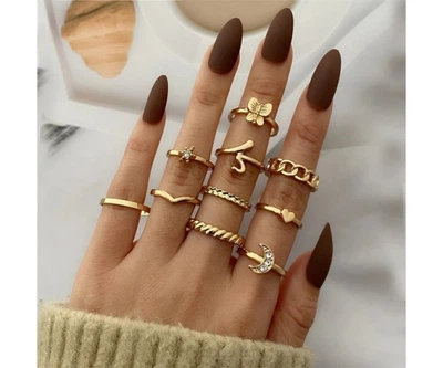Набор колец из нержавеющей стали Butterfly KME0852-01 53