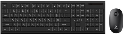 Комплект беспроводной Vinga KBSW-120 USB Black (KBSW-120 Black)