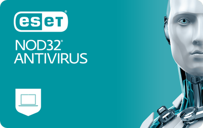 Антивірус ESET NOD32 Antivirus (2 ПК) ліцензія на 12 місяців Базова/на 20 місяців Продовження (електронний ключ)