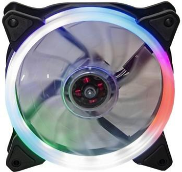 Вентилятор Frime Iris LED Fan 15LED Multicolor (FLF-HB120MLT15), U1