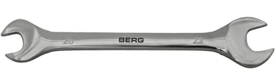 Ключ рожковый двухсторонний Cr-V 20х22мм Berg 48-113