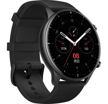 Смарт-часы Xiaomi Amazfit GTR 2 Obsidian Black (Sport Edition); 1.39" (454 x 454) AMOLED / Bluetooth 5.0 / GPS, GLONASS, Wi-Fi / 46.4 х 46.4 х 10.7 мм, 31.5 г / WR50 / 471 мАч / черный