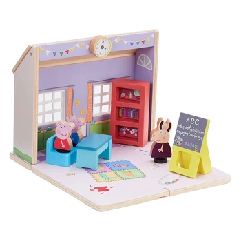 Игровой деревянный набор Peppa Пеппа школьница