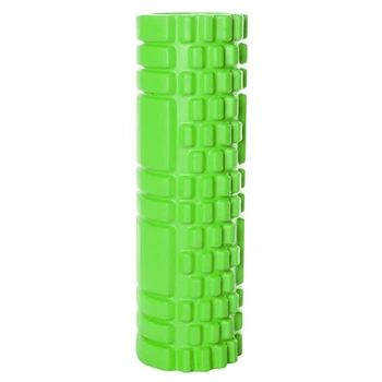 Массажный ролик YogaLife Compact 30х8 см салатовый (роллер, валик, цилиндр для МФР и йоги, массажер для спины, ног, рук, шеи) YL-MN30GR