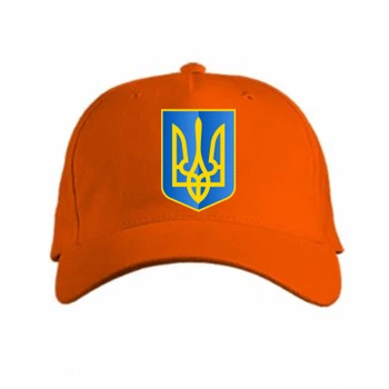 Кепка Герб України 3D Помаранчевий