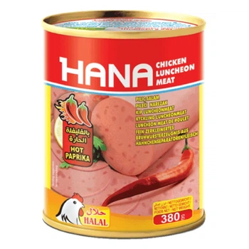 Консерва куриная колбаса HANA с паприкой, 380 г