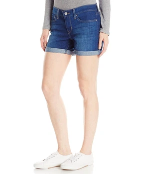 Женские шорты Levis средней длины — Summer Shade W28 Синиие (178940026)