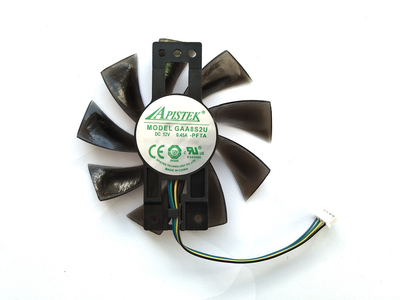 Вентилятор Apistek для видеокарты Zotac AMP Extreme GAA8S2U (GA91S2H GA92S2U) (№289.1)