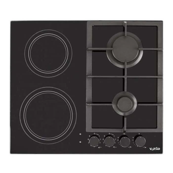 Комбінована варильна поверхня ventolux hg622 b9g cs (bk)