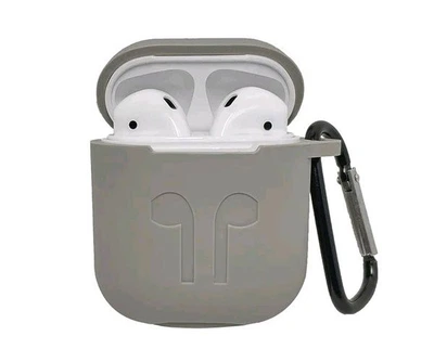 Чехол Silicone Case Carabine для AirPods Gray (29) серый