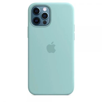 Чехол Silicone FULL case для IPhone 13 Pro Turquoise (03) светло зеленый