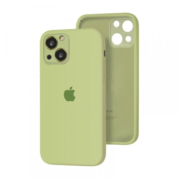 Чохол Silicone FULL case для IPhone 13 Mint (20) м'ятний