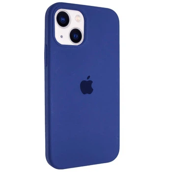 Чехол Silicone FULL case для IPhone 13 Navy Blue (45) синий
