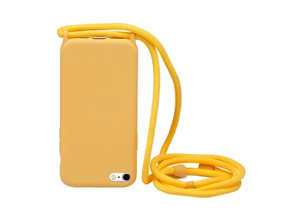 Силиконовый чехол на шнурке Crossbody для iPhone 6/6s (02) Yellow желтый