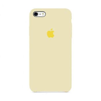 Чехол Silicone case для IPhone 6 Plus/6s Plus Mellow yellow желтый
