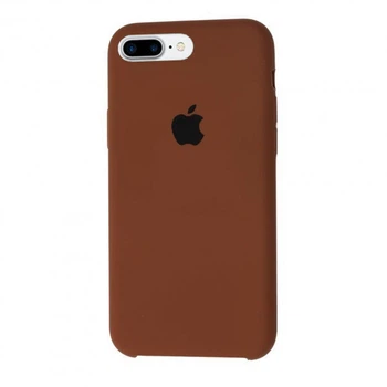 Чохол-накладка Silicone case для iPhone 8 Plus Brown шоколадний