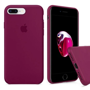 Чохол Silicone FULL case для IPhone 7 Plus Marsala марсала