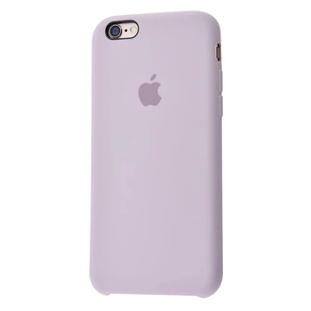 Чехол Silicone case для IPhone 6/6s Lavander лаванда