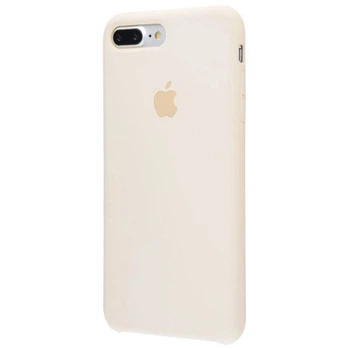 Чехол Silicone case для IPhone 7 Plus Antique white бежевый
