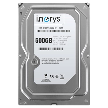 Жесткий диск i.norys 3.5" 500GB 7200rpm 16MB SATAII (INO-IHDD0500S2-D1-7216)