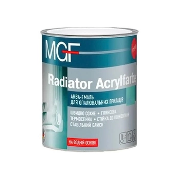 ​Аква-эмаль для радиаторов MGF Radiator Acrylfarbe 2,5л.