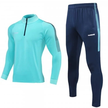 Спортивный костюм детский Europaw Limber Up Kid 2101 Short zipper бирюзово-темно-синий 130-140 europaw521