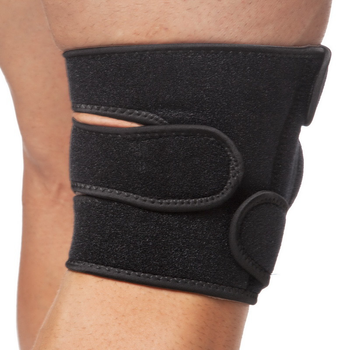 Наколінник ортез колінного суглоба з еластичними ребрами жорсткості Mute 9035 Black
