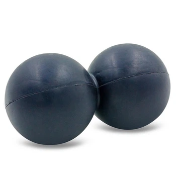Мяч массажный кинезиологический двойной Zelart Massage Duoball 5128 размер 14х6,5см Black