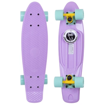 Скейт Пенні Борд Penny Fish Skateboards Lilac 401-3 22" фіолетовий, м'ятні колеса