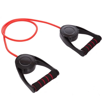 Эспандер трубчатый с ручками регулируемый по длине Zelart My Fit 1502-120 Black-Red