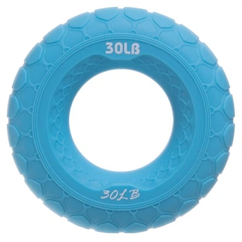 Эспандер кистевой силиконовый кольцо Zelart Jello 3811 нагрузка 30LB Light Blue