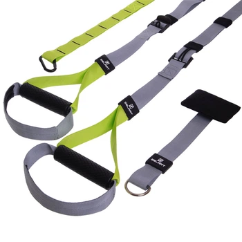 Тренировочные подвесные петли для функционального тренинга Zelart 3594 Grey-Green