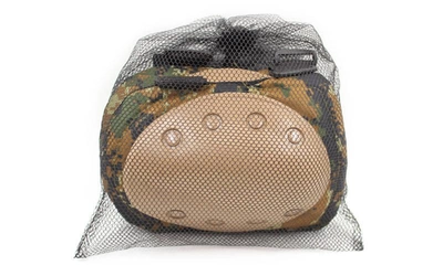 Захист тактична наколінники і налокітники Zelart 4039 коричневий камуфляж