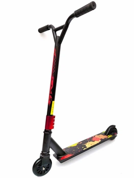 Самокат трюковый Scooter Scout Original My Go 300 до 100 кг Черно-красный